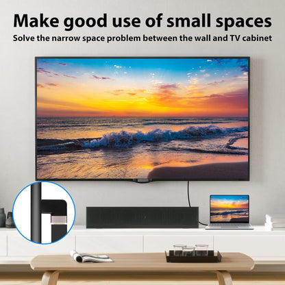 AIMHDUTY 8K HDMI Eblow 4-Pack HDMI Right Angle Adapter 90 and 270 Degree Gold Plated, Support 8K@60Hz,4K@120Hz,HDR,eARC for PC Laptop HDTV Switch