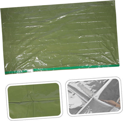Generic Survival Camping Tent Emergency Thermal Blanket Multi Purpose Outdoor Survival Gear for Hiking Camping Lightweight Compact Design Essential for Emergency Preparedness