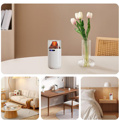 Umidifiers Diffuser, Home Aroma Machine, Portable Mist Maker, Cool Mists Umidifier, 3.07 x 3.07 x 6.14 inches, Ensuring Optimal Comfort & a Soothing Atmosphere for Relaxation Or Sleep