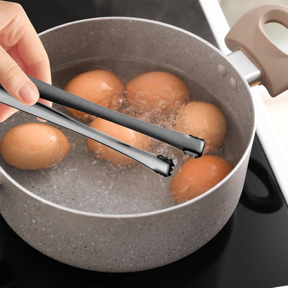 Chalaza Remover Tool, Eggshell Opener, Membrane Removal Tongs, Stainless Steel Grip, Easy Fragment Cleanup, for Kitchen and Baking Use, Egg Cooking Accessory, 5.1 Inches