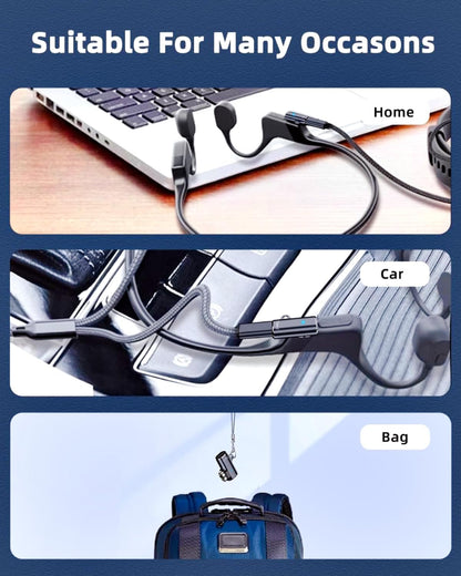 sweguard USB C Shokz Charging Cable Adapter (2-Pack) Type c Charger Cable to Shokz Magnetic Converter Compatible with Shokz Aeropex, OpenRun, OpenRun Pro/Mini, OpenComm 2/UC Charge Plugs