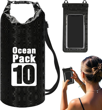 Dry Bags Waterproof, Water Proof Bags, 16.14x7.68x0.2 inches Roll Top Lightweight, Storage Backpack for Travel, Camping, Commuting Shopping, Outdoor Adventures and Gear Protection