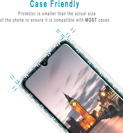 [2-Pack] HPTech Designed for Samsung Galaxy A32 5G Tempered Glass Screen Protector, 9H Hardness, Anti Scratch, Case Friendly, Bubble Free