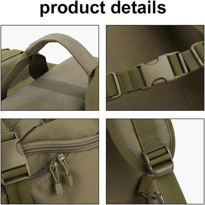 Namolit Outdoor Travel Bag Large Capacity Camping Backpack Waterproof Duffel Bag 56-75L for Outdoor Activities Sports Travel