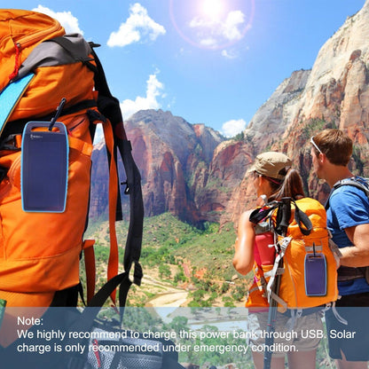 15000mAh Solar Battery Charger BigBlue Solar Charger with Dual USB-A Port, Portable Solar Power Bank with IPX4 Waterproof, Solar Panel Battery Pack with Flashlight for Camping or Hurricane(Light Blue)