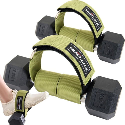 Feet Dumbbell Attachment, Tibialis Trainer Ankle Straps for Feet Weight Lifting Shin Splint, Hamstring Curls, Leg Curl Attachment at Home Gym Equipment