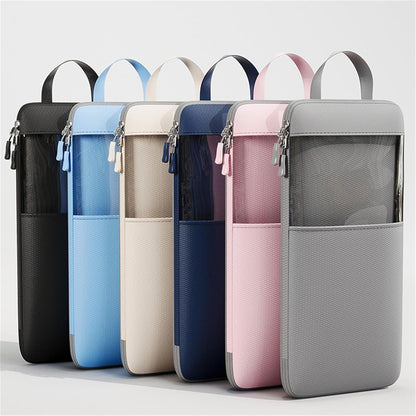 Set of 4 Efficient Luggage Organization Bags Functional Organized Packing Container Expandable Compression Cubes Bags