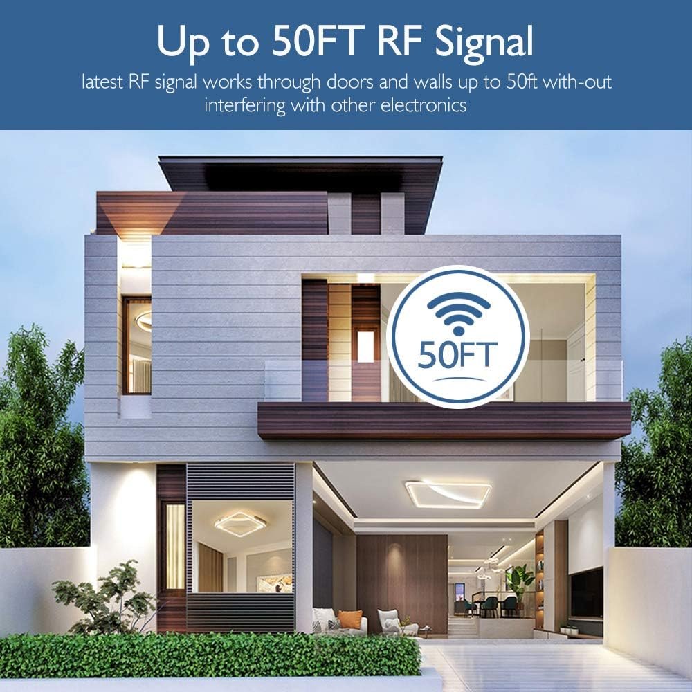 eMylo Smart Wireless Relay Switch DC 12V RF Relay Module One 1-Channel Remote Control Switch 5V-24V RF Switch Home Automation 433Mhz with Two Transmitters 1 Pack