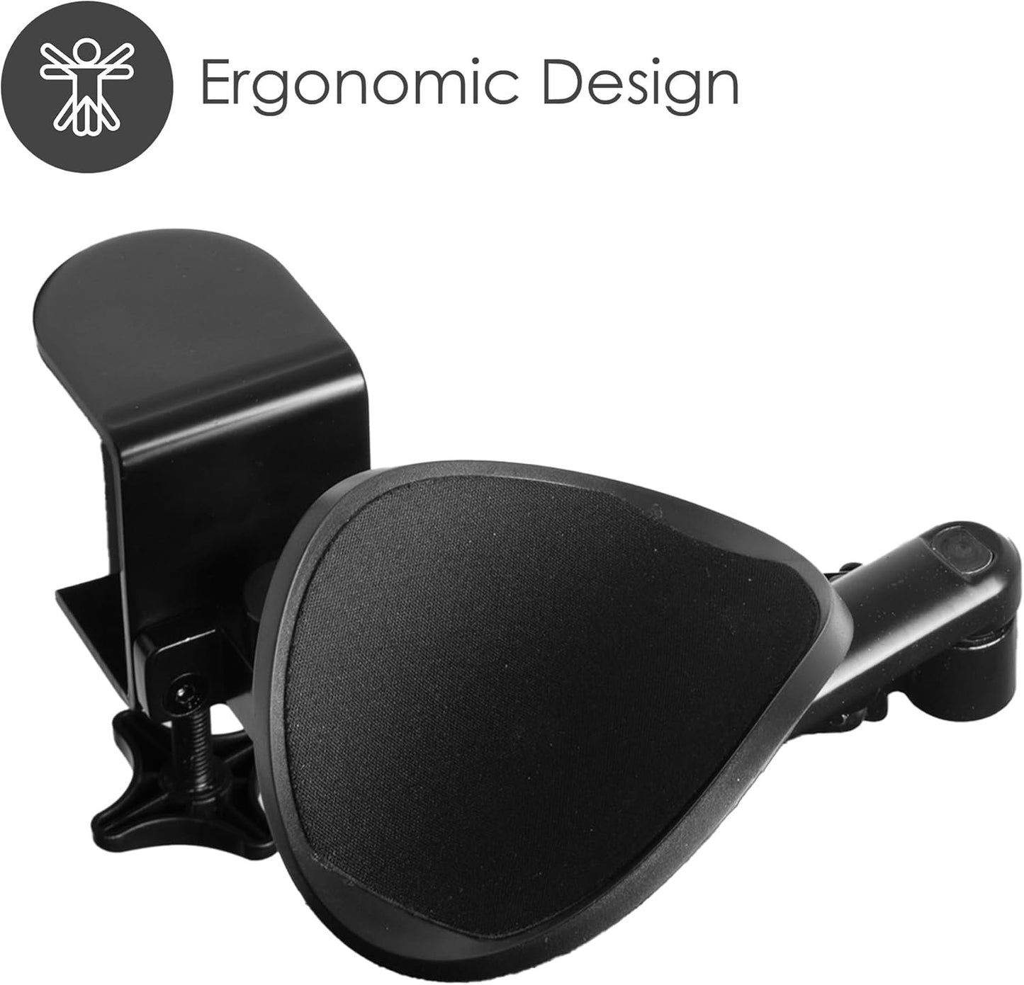 Desire2 MouseMate Articulated Wrist Support, Ergonomic Arm Rest for Desks, Office Desk Accessory and Work from Home Essential, Adjustable Wrist Support for Mouse Hand for Better Comfort and Efficiency