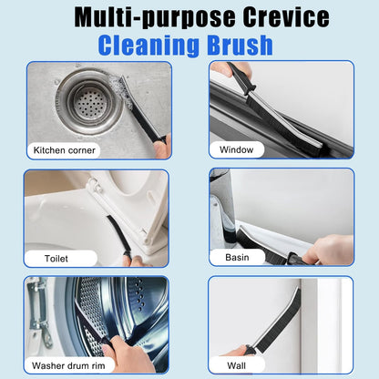 8Pcs Cleaning Brush - Multifunctional Gap Cleaning Brush, Hard Bristle Crevice Cleaning Brush, Grout Cleaner Brush for Shutter Door Window Track Kitchen Bathroom, Cleaning Tools for Household Use
