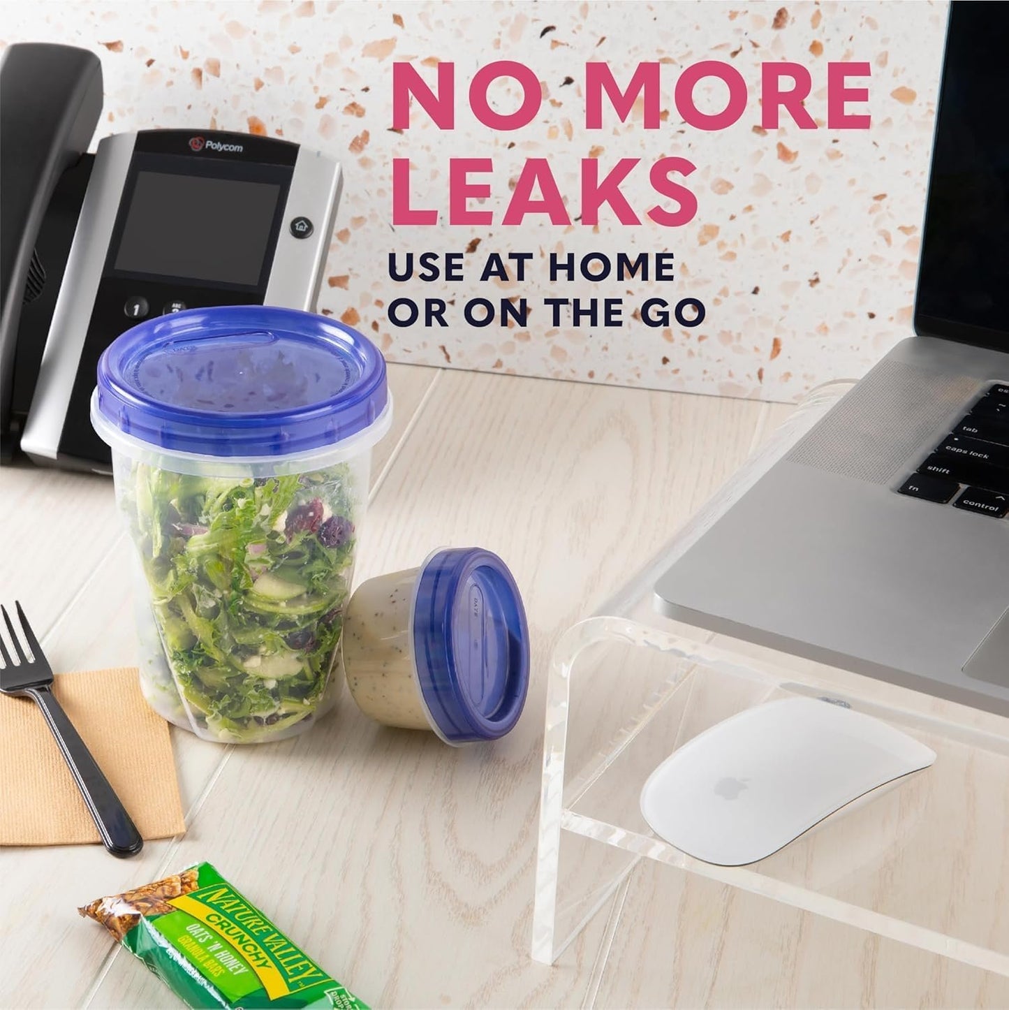 Plastic Food Deli Containers With Twist Top Lids - [16 Set Combo, 32&16 Oz] - Food Storage Soup Containers Takeout To Go - Microwave, Freezer & Dishwasher Safe BPA-Free