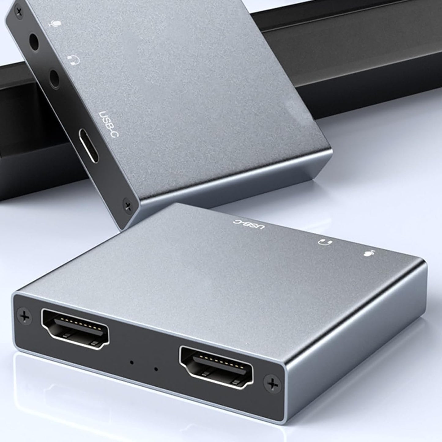 High Performances USB HDTV Video Capturing Card 4K 30Hz Compatible for Multiple HDTV Interfaces for Seamlessly Streaming