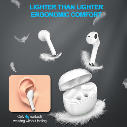 Wireless Earbuds, yobola Bluetooth Earbuds, IPX5 Waterproof Wireless Headphones Touch Control, Bluetooth Headphones 5.1 Built-in Microphone, 25 Hrs with USB-C Charging with Running/Fitness