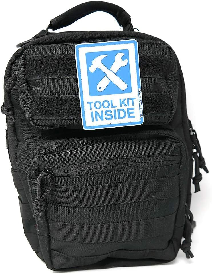 Tool Kit Inside PVC Tactical Patch | Great for Go Bags, Survival Kits, Bug Out Bags
