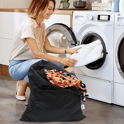 ALVABABY Diaper Pail Liner for Cloth Diaper Laundry Kitchen Garbage Cans Reusable Black Grey Set 28.7x17.7in Black Grey 2LLW0102-CA