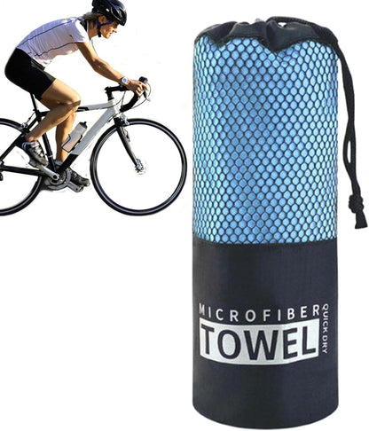 Quick Drying Beach Towel, Microfiber Sandproof Bath Towel, Ultra-Absorbent Workout Gear, Portable Fast-Dry Cloth for Fitness and Travel, 15.75x31.5 inches, Microfiber