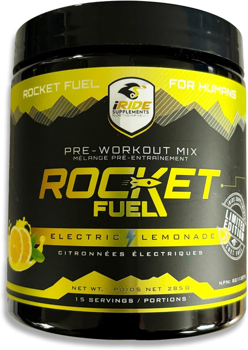 iRide Supplements - Pre Workout Creatine Monohydrate Powder + 200mg Caffeine, Lemonade - Enhanced Athlete Supplements - Sugar Free Energy Supplement for Men & Women -30 Servings
