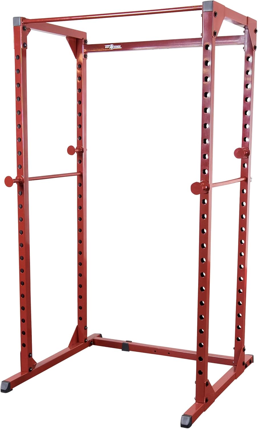 Best Fitness Power Rack, Red