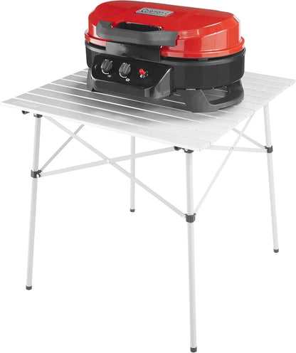 Coleman RoadTrip 225 Portable Tabletop Propane Grill, Gas Grill with 2 Adjustable Burners, Instastart Ignition, and 11,000 BTUs of Power; 225 Sq. In. Cooking Area