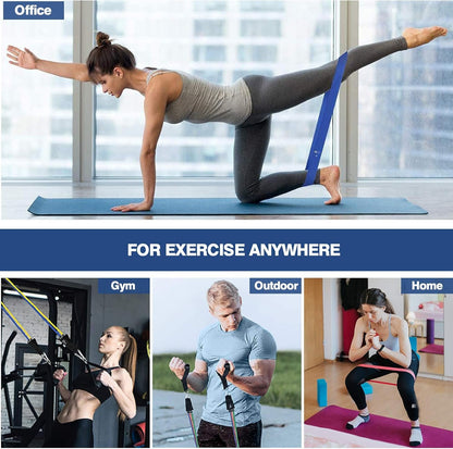 Sensyne Resistance Bands Set 16PCS Exercise Band for Working Out Up to 150 lbs, for Indoor and Outdoor Sports, Fitness, Suspension, Speed Strength, Baseball Softball Training, Home Gym, Yoga