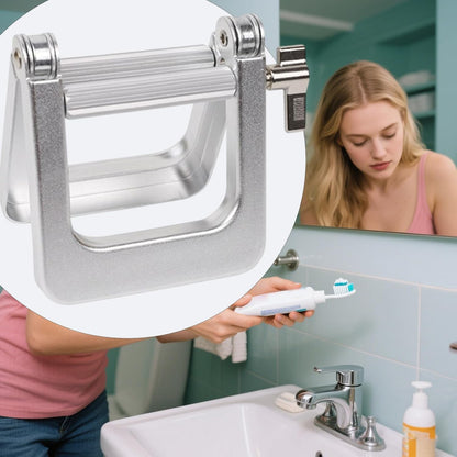 Toothpaste Squeezer,Aluminum Paint Tube Wringer - Space Saving Holder, Multifunctional Squeezing Tool for Hair Dye Ointment Salon Studio Home
