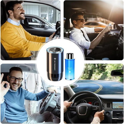 Gmokluytw Car Air Freshener, 50ml Intelligent Control Car Aromatherapy Diffuser, Car Fragrance Diffuser, Auto Air Freshener Diffuser, Oil Diffuser Atomizer for Home and Car