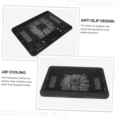 DOITOOL Laptop Cooling Pad with Silent Fan Ultra Thin Design for Laptops USB Powered Notebook Cooler Lightweight and Portable Laptop Stand for Enhanced Heat Dissipation