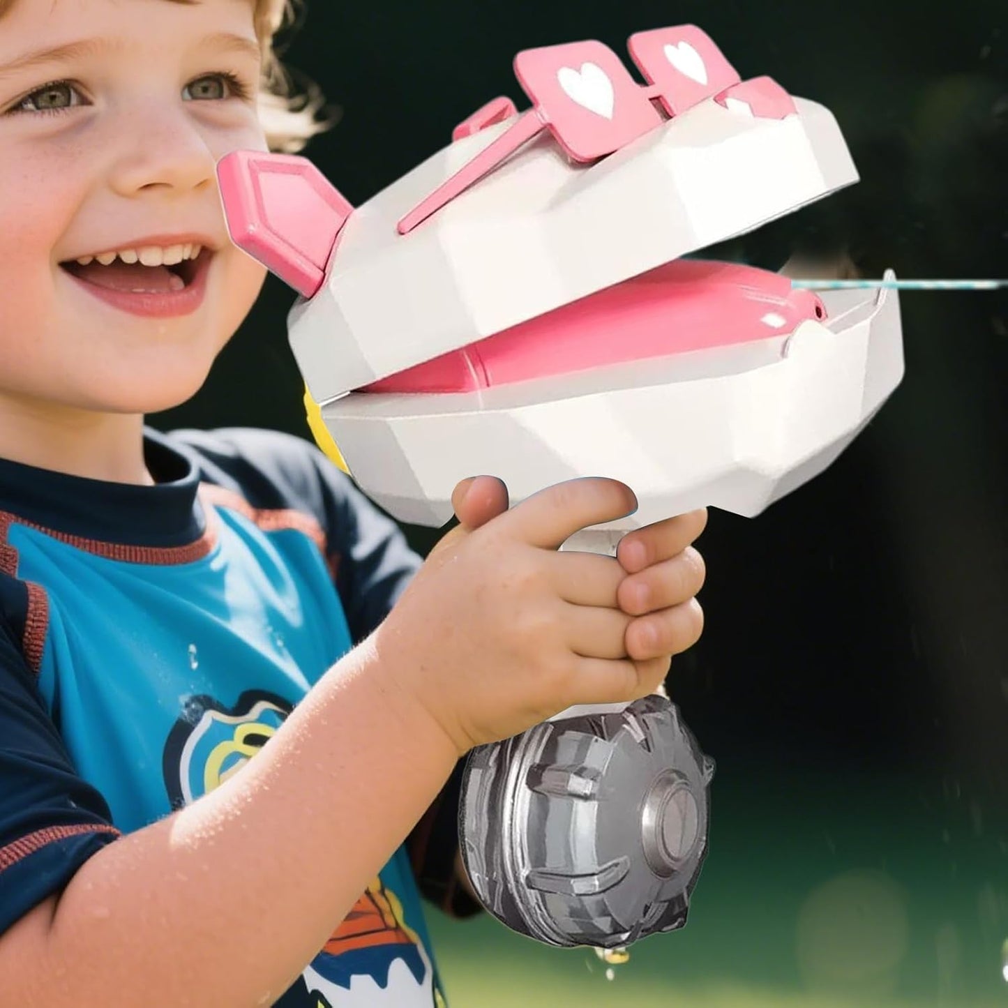 Water Squirter Toys, Automatic Water Blasting, Interactive Summer Outdoor Play, High Pressure Spray Action, 10,04 x 6,3 pollici, Perfect for Kids, Teens and Adults