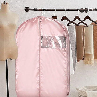Garment Bag, Long Dress Storage Pack, Dustproof Protective Organizer, Space-Saving Solution For House Moving, Airplane Packing, Laundry, And Closet Storage
