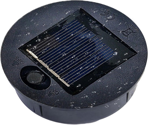 Solar Lantern Replacement Top, High Efficiency Panel Light Part, 2,7 x 2,7 pollici Impermeabile Auto On/Off Accessory for Garden, Sturdy Yard, Patio and Walkway Lighting