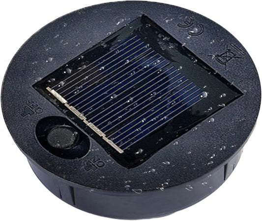 Solar Lantern Replacement Top, High Efficiency Panel Light Part, 2,7 x 2,7 pollici Impermeabile Auto On/Off Accessory for Garden, Sturdy Yard, Patio and Walkway Lighting