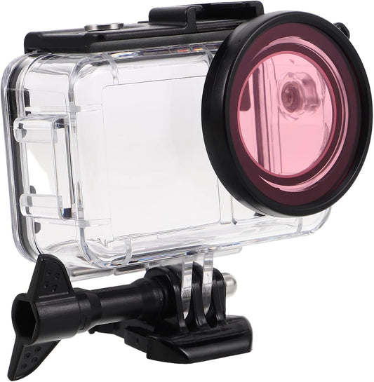 COHEALI Transparent Camera Case with Dual Cold Shoe Mounts Durable Protection for Digital
