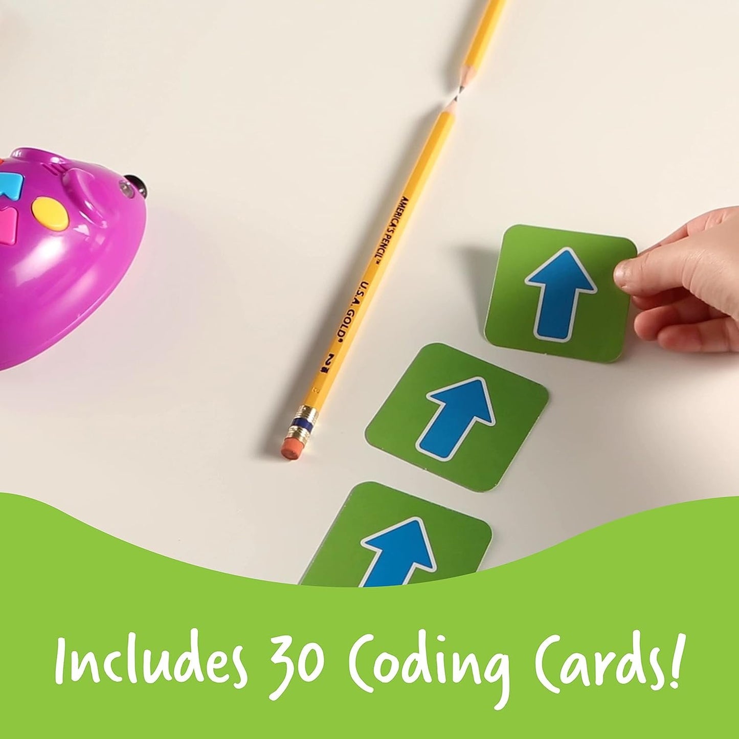 Learning Resources Code and Go Robot Mouse, Coding STEM Toy, 31 Piece Coding Set, Screen Free Coding Toys for Kids, Ages 4 and up