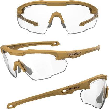 HTS HUNTERSKY Shooting Range Glasses S57 mil-prf-31013 mil-prf-32432 shooter glasses with range glasses men Ballistic Impact Protection OSHA Swat