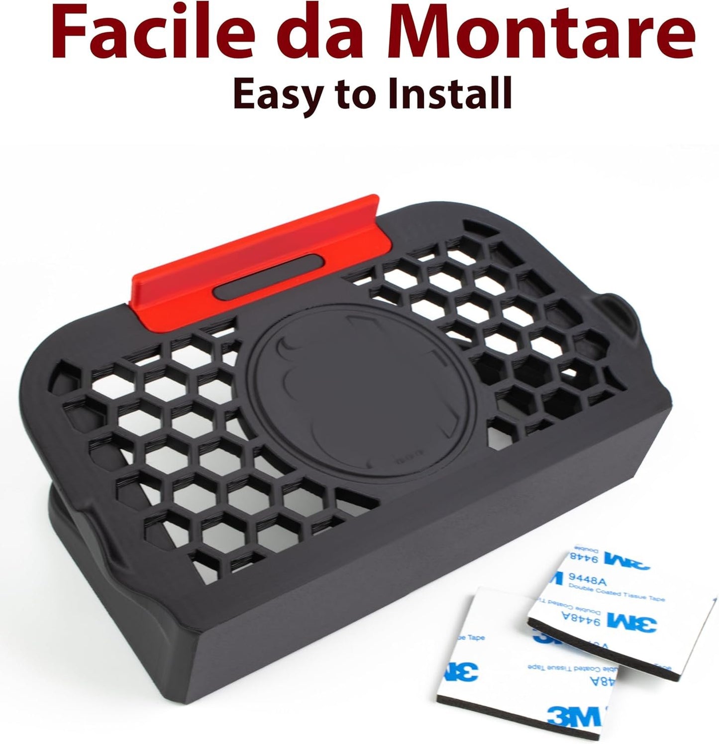 Mobile Phone Holder for Alfa Romeo Giulietta Compatible Over DNA Housing Smartphone Compartment (Red)