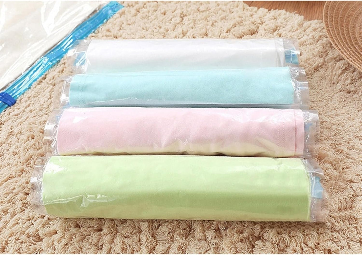 1/5/8Pcs Travel Essential Compression Bags Travel Vacuum Packing Space Saver Bags For Travel Essential Organization Solution