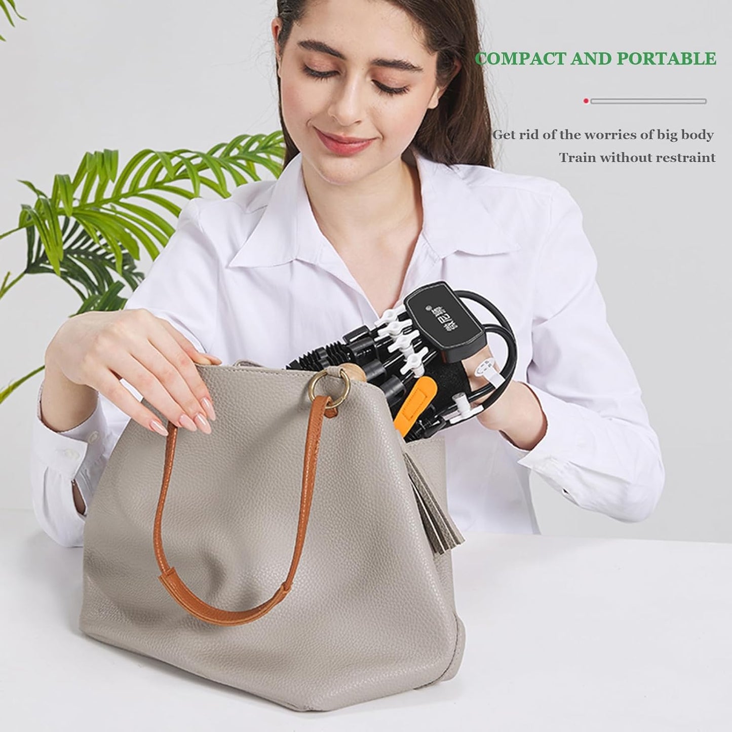XGXHIN Robotic Hand Rehabilitation Gloves for Stroke, Finger Training Device with Adjustable Strength for Hemiplegia Recovery