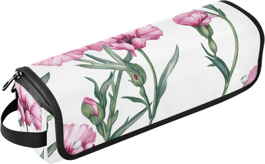 FRODOTGV Borsa da viaggio impermeabile da donna con cuscinetto resistente al calore, organizer per strumenti per lo styling dei capelli, per ferri da stiro, utensili caldi e accessori per la cura dei