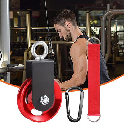 Pulleys for Lifting, Heavy-Duty Storage Pulley, Smooth Load-Bearing System, Quick-Release Workout Gear, Multifunctional Design, for Garage Home Gym, Marine Equipment Handling