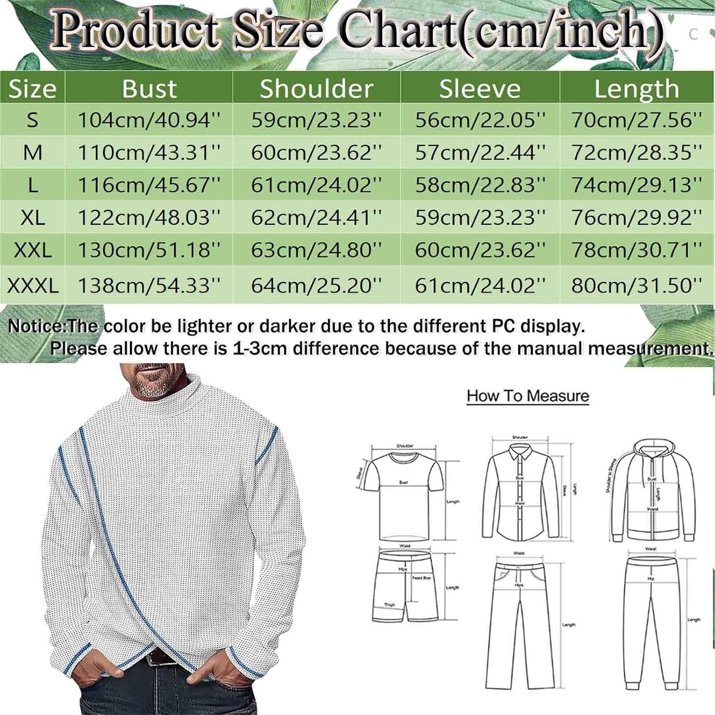 ZDSUHYIW Tech - Maglia a maniche lunghe da uomo, sportiva, traspirante, a maniche lunghe, tecnologia anti-odor, per allenamento all'aperto, fitness, maglietta Essentials Henley, a maniche lunghe,