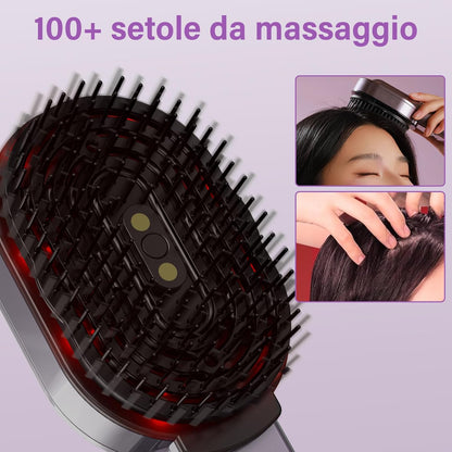 Scalp Massager Hair Oil Applicator Massage Brush, Electric Scalp Massage Brush, Vibration Massage Comb 4 Ways
