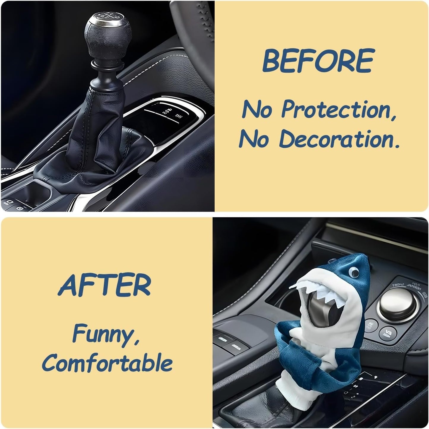 Proxima Direct Shift Knob Hoodie Car Shift Knob Cover Gear Sweater Gear Stick Hoodie Protector Decoration Auto Interior Accessories (Blue)