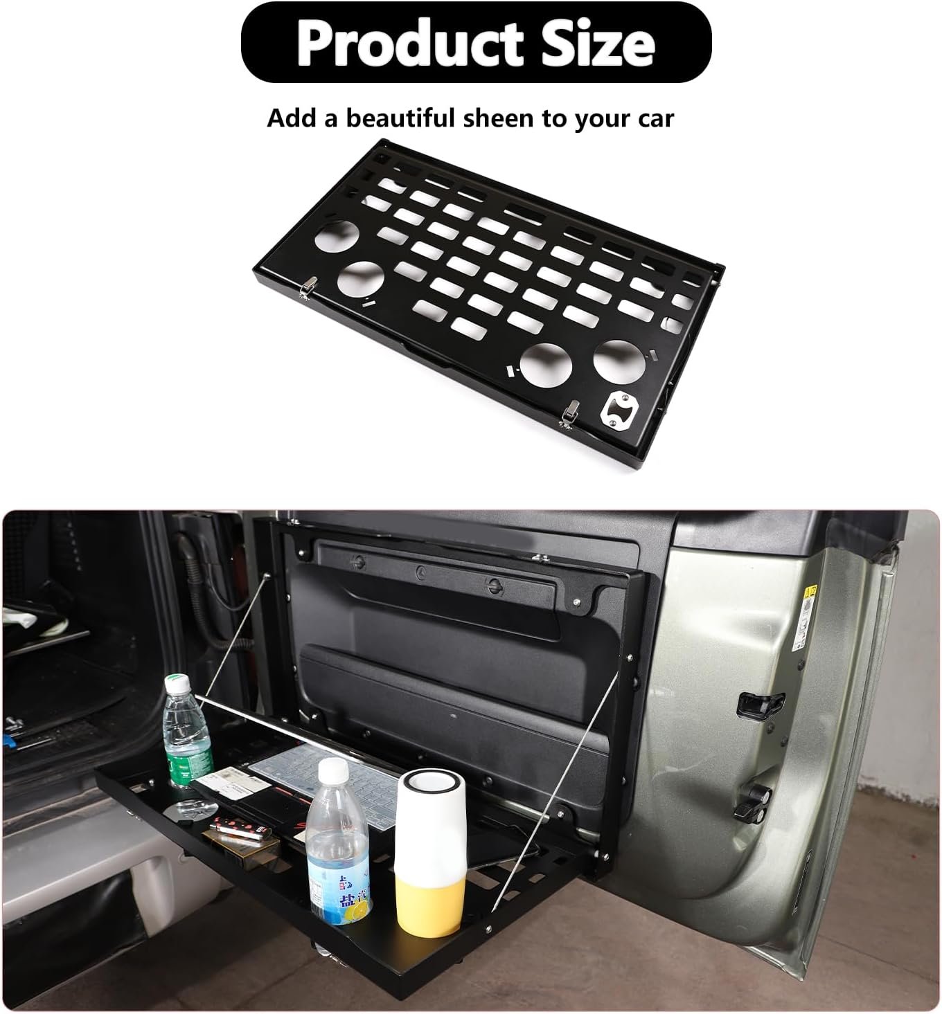 Car tailgate table storage rack metal foldable cargo storage rack for Land Rover Defender 2020-2021 car Parts