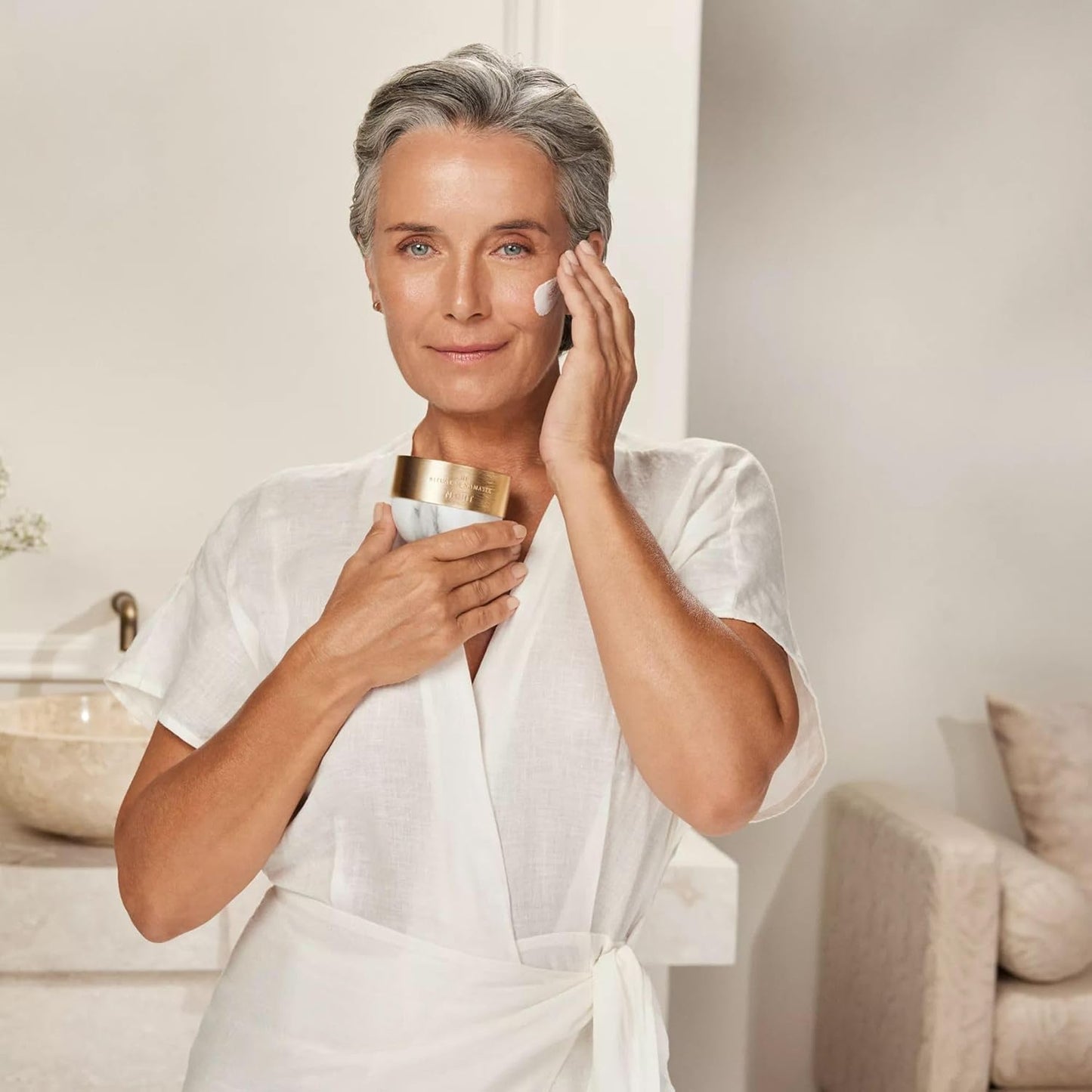 RITUALS The Ritual of Namaste Ageless Night Firming - Anti-Wrinkle with CICA Firming Complex, Moisturizing Repairs and Protects Skin Barrier - 50ml