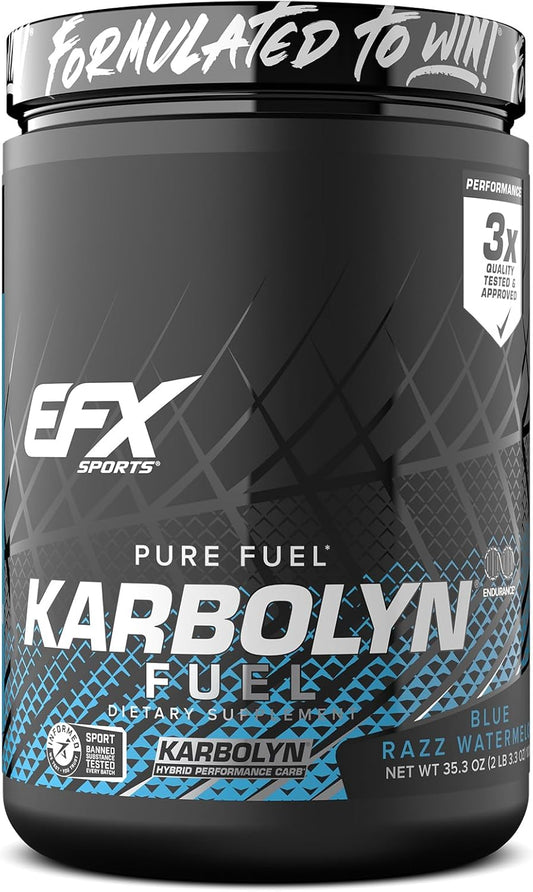 EFX Karbolyn Fuel Perormance Carb 1kg - Blue Razz Watermelon, 1kg, Blue Razz Watermelon1 kilograms