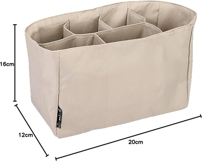 Comicfs Baby Diaper Bag Insert Organizer (Dimensions: 12 X 6.4 X 8 Inch, Khaki), with Comicfs cleaning cloth