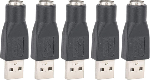 USB to PS/2 Converter Adapter for Keyboard Mouse with PS/2 Interface - and Portable