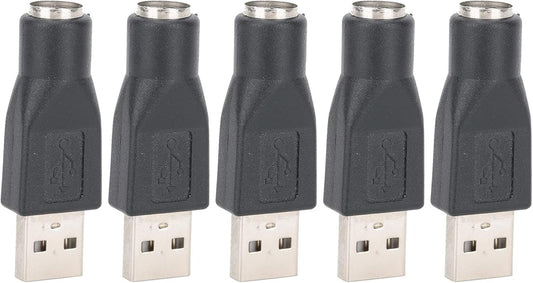 USB to PS/2 Converter Adapter for Keyboard Mouse with PS/2 Interface - and Portable