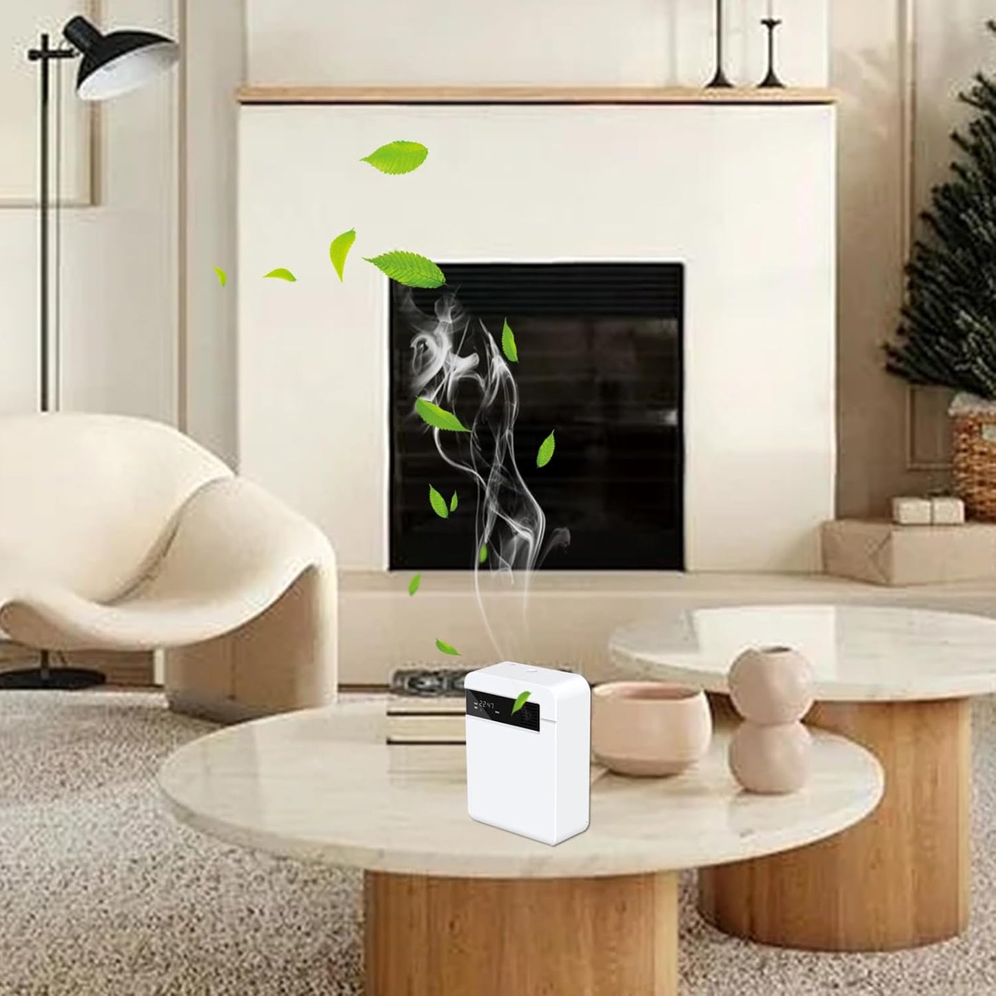 Smart Scent Air Machine for Home,Scent Air Machine with Nebulizing WiFi Aromatherapy Diffuser Covering 60-100㎡ 180 ML Oil Bottle App Control&Timer, for Home, Office, Hotel
