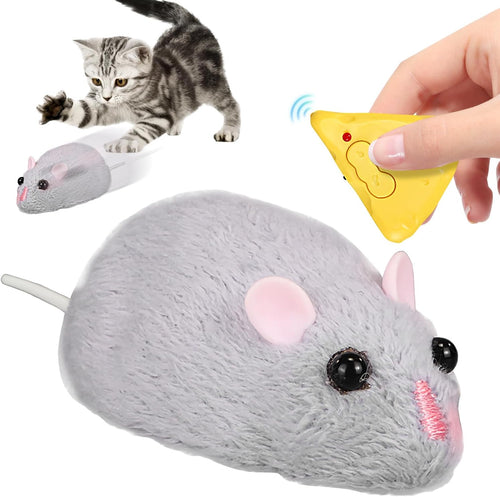 Generico Remote Control Mice Toy Cats, Interactive Hunting Companion, Adjustable Speed Feature, Realistic Movement All Cat Breeds, Indoor Outdoor Play, Fun for Living Room, Backyard